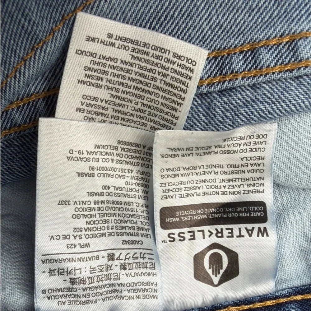 Levis 505 Regular Fit Mens Blue Denim Jeans Straight Leg 43x31 04505-4886